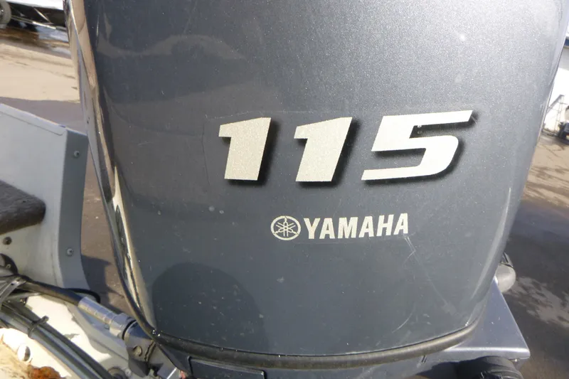 Slide: The Image of Yamaha 115 outboard motor on 2012 Smoker Craft Ultima 172 boat. - 22