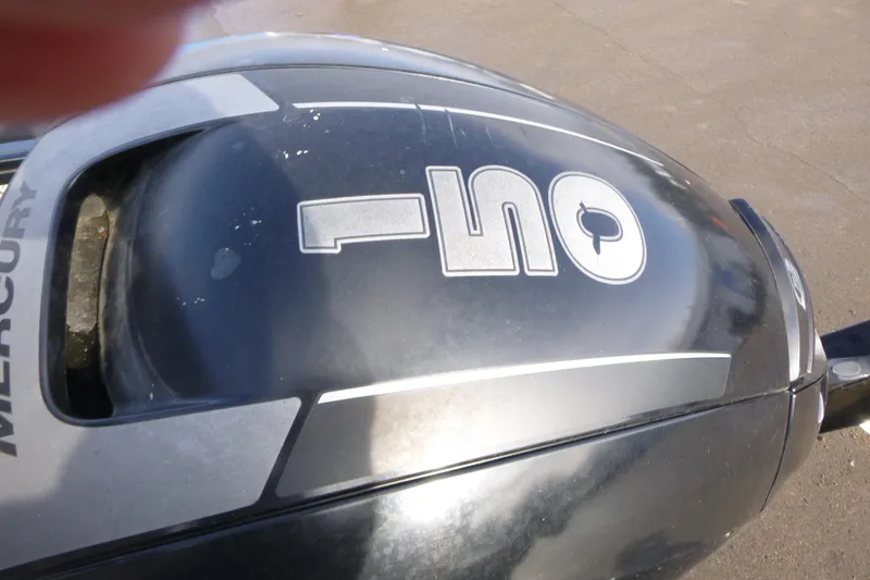 Slide: The Image of Mercury 150 outboard motor on 2016 Tracker Targa V-18 WT boat. - 18