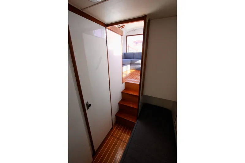 Slide: The Image of companionway looking aft. - 30