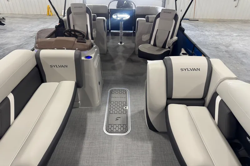 Slide: The Image of 2026 Sylvan X5( boat interior with luxurious seating and modern design. - 8