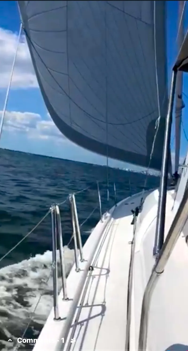 Slide: The Image of 2020 Beneteau 51.1 Port Sailing - 27