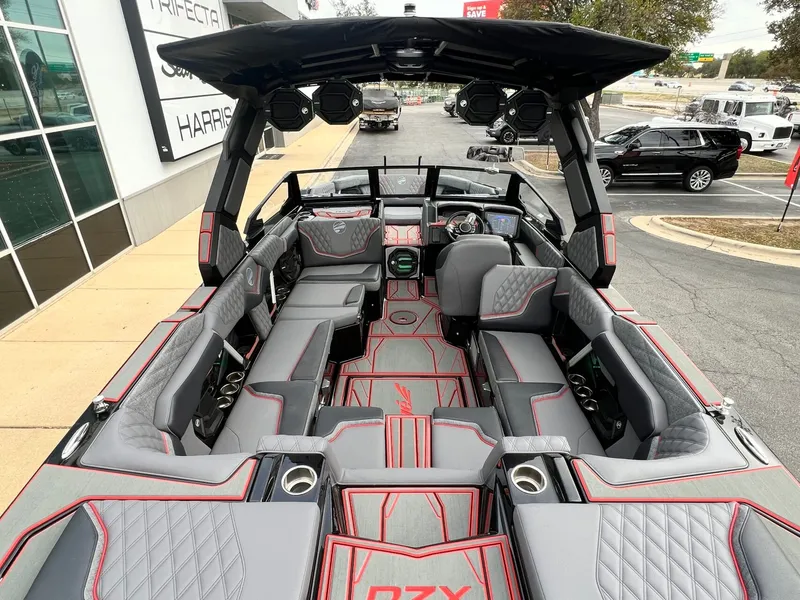 Slide: The Image of 2026 Tigé 24RZX boat interior with luxurious seating and modern design. - 18