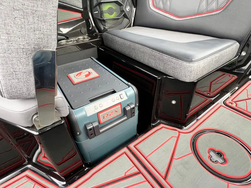 Slide: The Image of 2026 Tigé 24RZX interior with stylish seating and modern flooring design. - 28