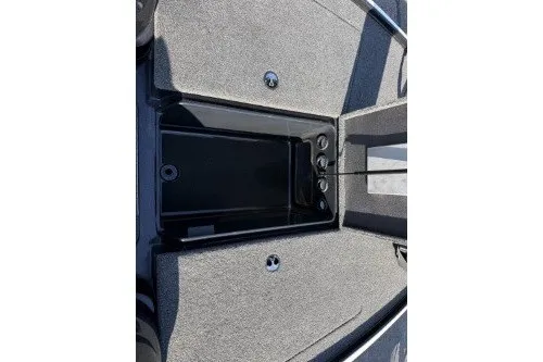 Slide: The Image of 2026 Nitro Z17 boat deck with storage compartment, featuring sleek design and durable materials. - 8