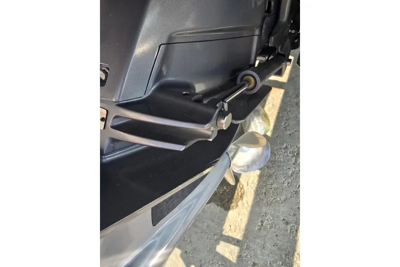 Slide: The Image of Close-up of 2019 Cobalt R5 Surf boat engine component, showcasing mechanical details. - 44