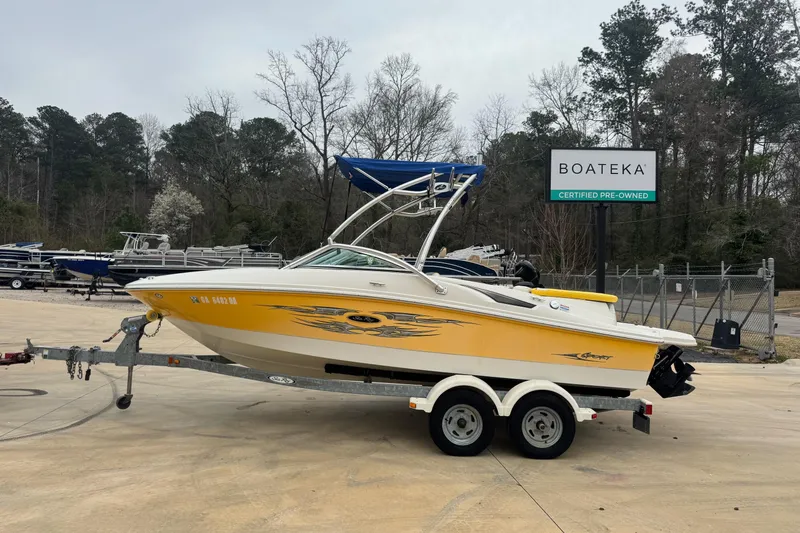 The Image of 2006 Sea Ray 195 Sport boat on trailer at Boateka, certified pre-owned. - 0