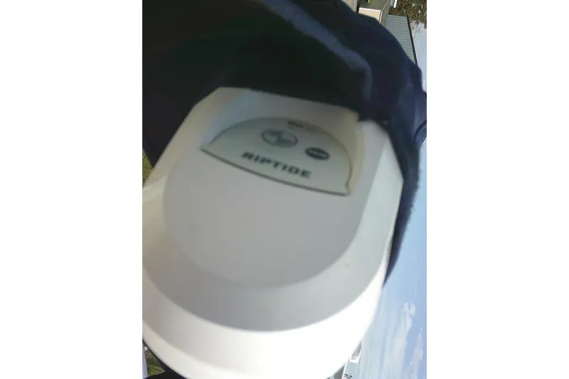 Slide: The Image of Close-up of a Riptide control panel on a 2003 Glacier Bay 2240 Dual Console boat. - 47