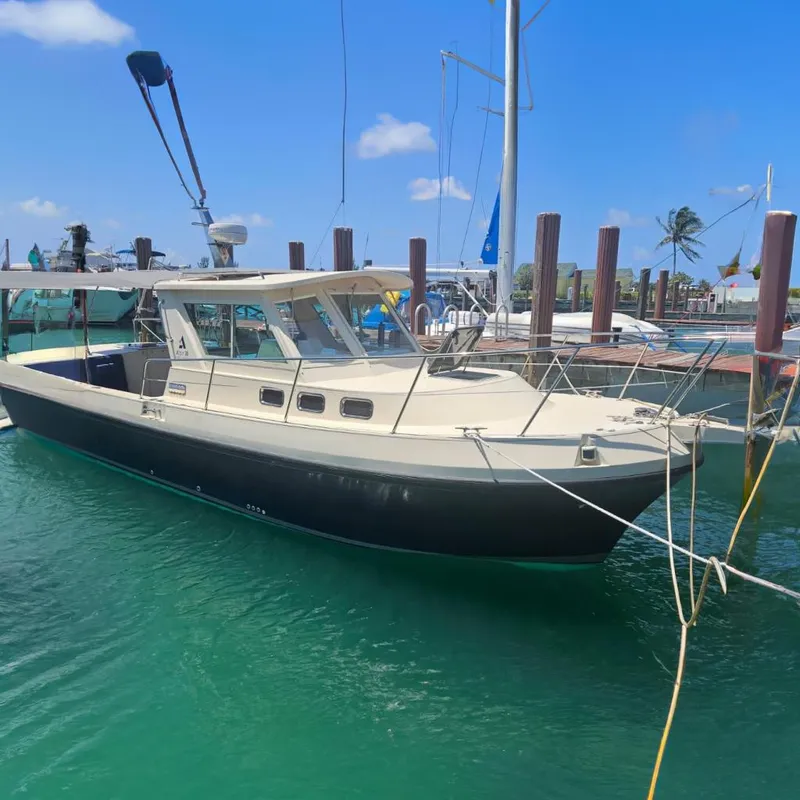 The Image of 2004 Albin 30 Family Cruiser docked at marina. - 0