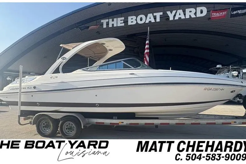 The Image of 2013 Rinker Captiva 276 boat on trailer at The Boat Yard, Louisiana. - 0