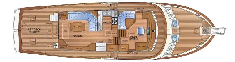 Slide: The Image of Main Deck - Salon & Pilothouse - 96