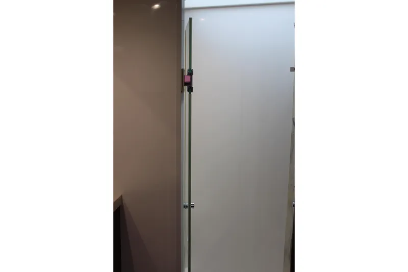 Slide: The Image of Interior door of 2017 Galeon 385 HTS yacht, featuring sleek design and modern finish. - 23