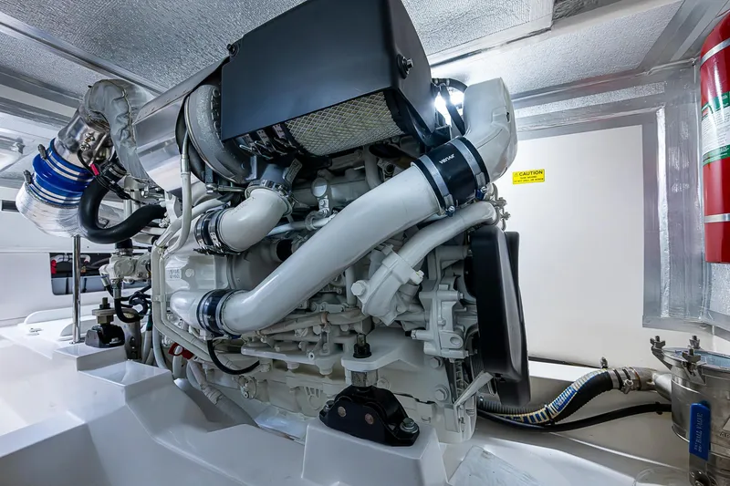 Slide: The Image of Engine room of 2018 Maritimo M54 yacht - 75