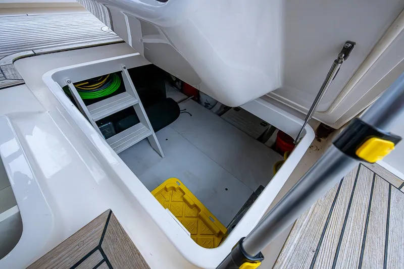 Slide: The Image of Engine room of 2018 Maritimo M54 with Cummins Onan generator - 83