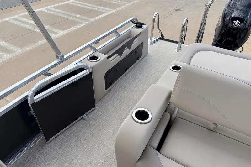Slide: The Image of 2026 Avalon LSZ Versatile Rear Bench with cup holders and sleek design. - 16