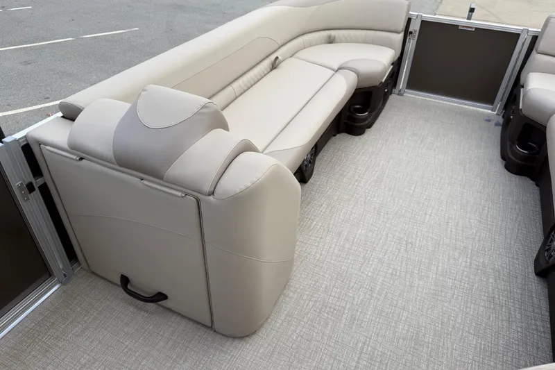 Slide: The Image of Luxurious 2026 Avalon LSZ Versatile Rear Bench with elegant beige upholstery and spacious seating. - 30