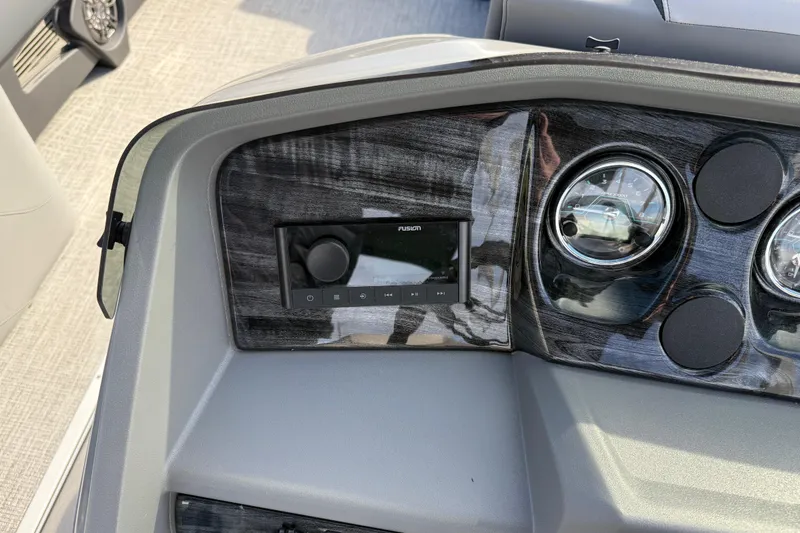 Slide: The Image of Dashboard of 2026 Avalon LSZ Versatile Rear Lounger with modern controls and gauges. - 25