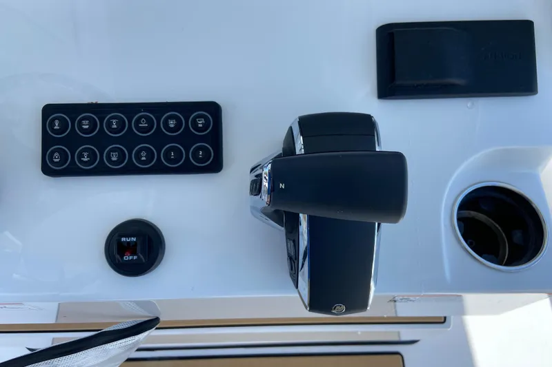 Slide: The Image of Control console of Sportsman Heritage 231 Center Console 2026. - 16