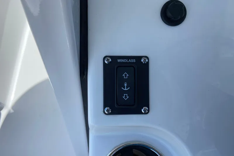 Slide: The Image of Windlass control panel on 2026 Sportsman Heritage 231 Center Console boat. - 19