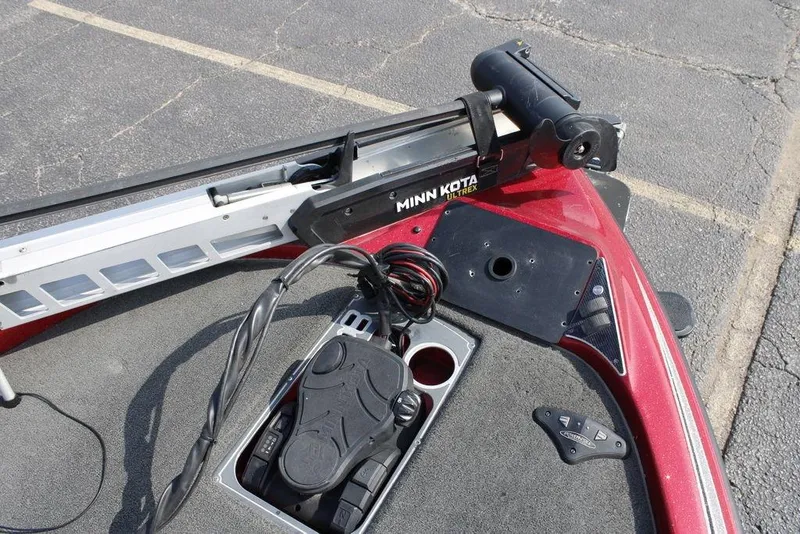 Slide: The Image of 2016 Skeeter FX20 boat with Minn Kota Ultrex trolling motor on deck. - 30