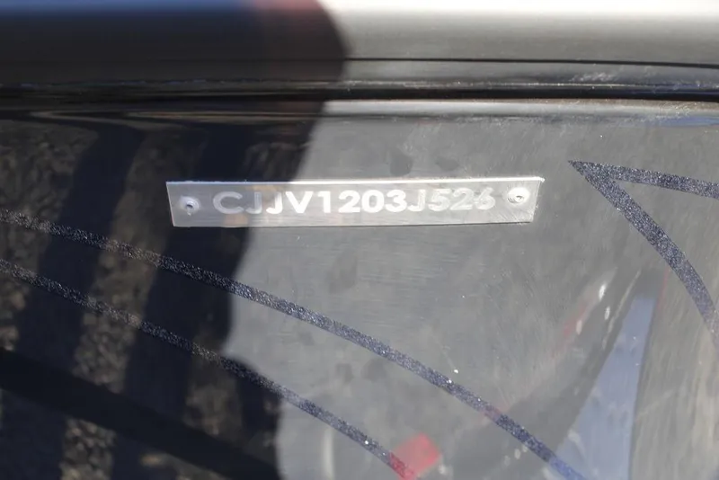 Slide: The Image of Serial number plate on 2026 Phoenix 921 ELITE boat hull. - 20