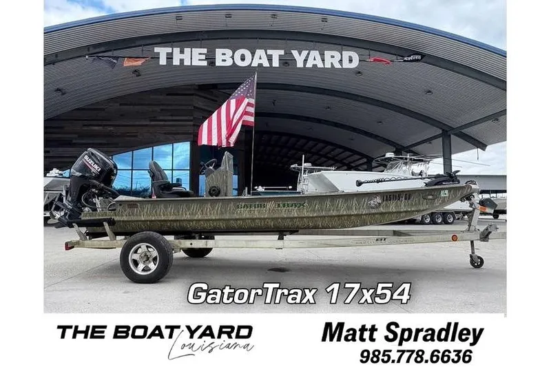 The Image of 2013 Gator Trax 17X54 boat on trailer at The Boat Yard, Louisiana. - 0