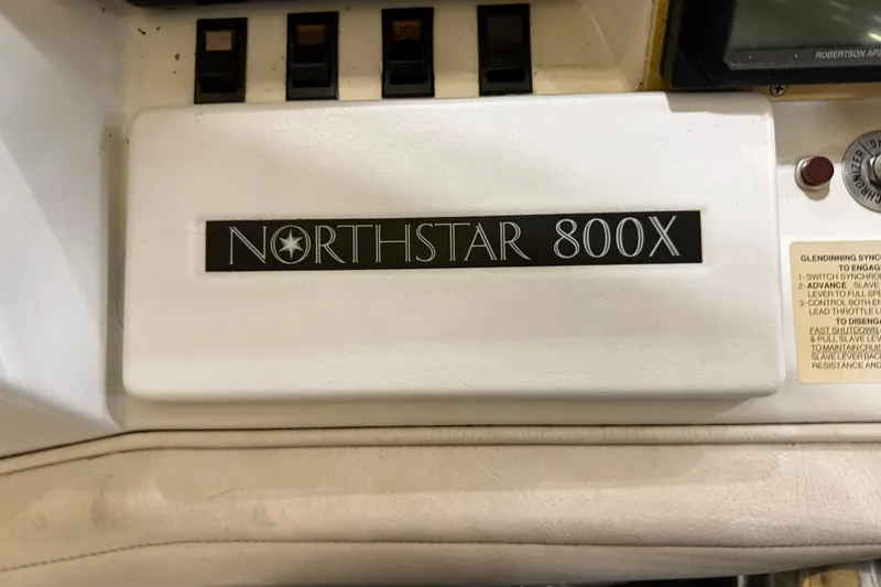 Slide: The Image of Control panel of a 1988 Trojan 13 Meter Express 430 with Northstar 800X system. - 31