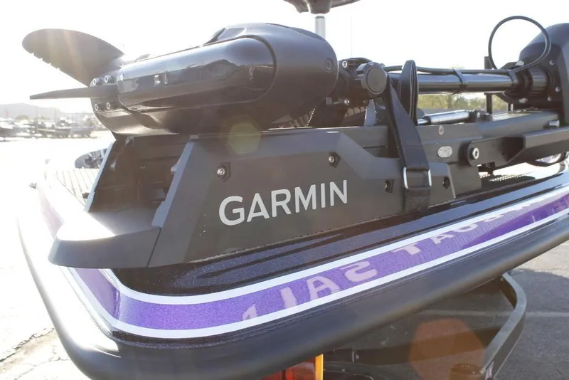 Slide: The Image of 2026 Phoenix 21 boat with Garmin equipment, close-up view. - 9