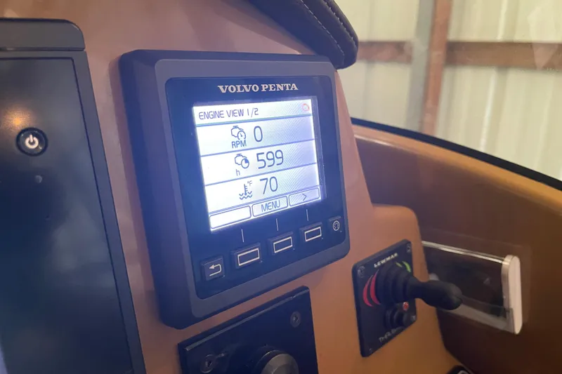 Slide: The Image of 2016 Cutwater C-24 boat with Yamaha outboard motor at dock. - 18