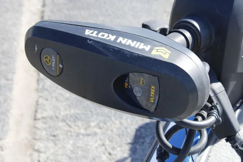 Slide: The Image of Minn Kota Ultrex motor on a 2019 Nitro Z20 boat, featuring i-Pilot technology. - 10