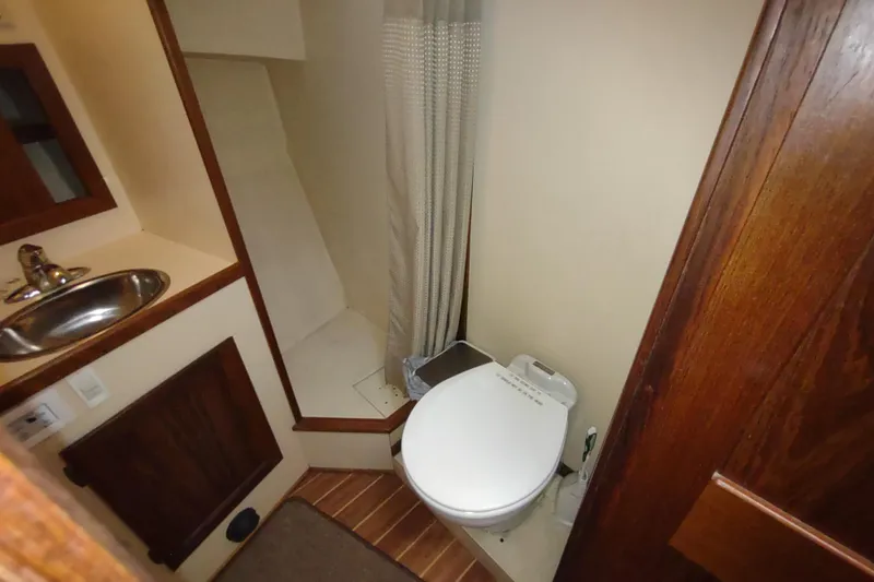 Slide: The Image of Wall-mounted light fixture on a Nordic Tug 32, 1990 model. - 48