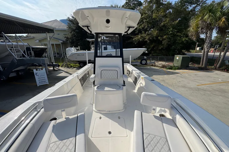 Slide: The Image of 2026 Sea Born LX24 Center Console boat with spacious seating and modern design. - 23