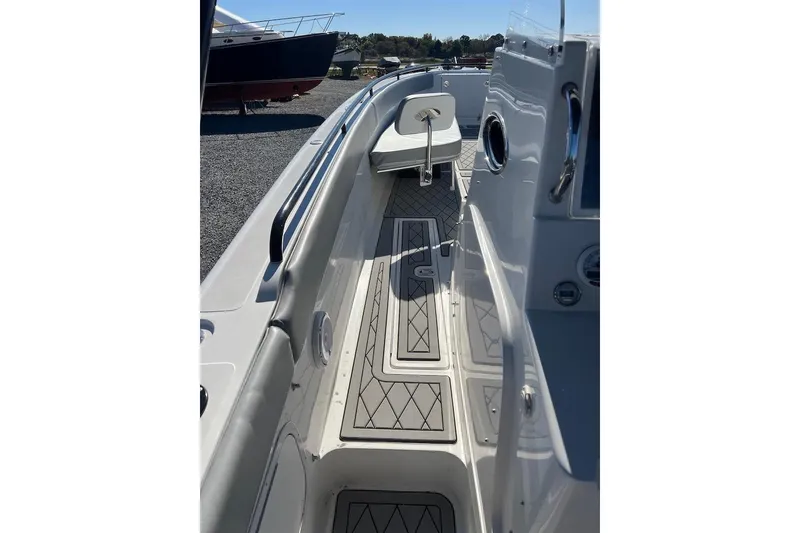 Slide: The Image of 2006 Dakota 36 Open boat interior with sleek design and modern fittings. - 20