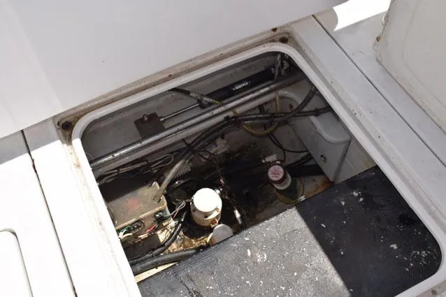 Slide: The Image of Aft lazarette, rear side of fuel tank - 65