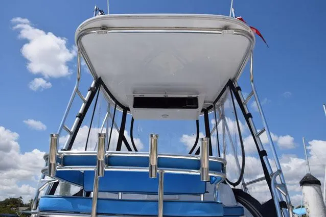 Slide: The Image of Rod holders on aft railing - 17