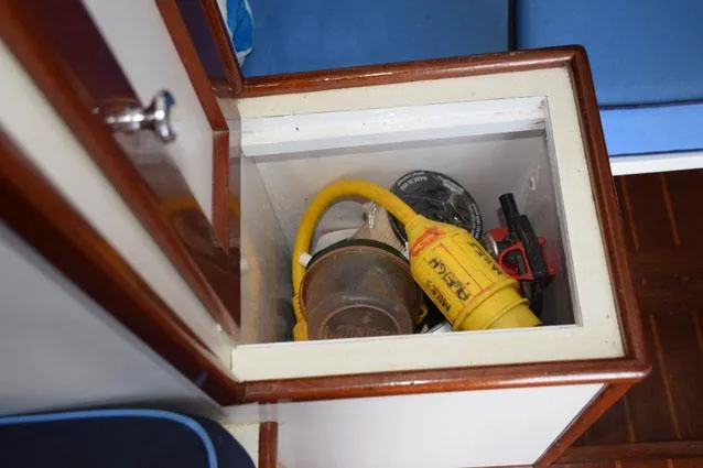 Slide: The Image of storage cabinet separates berth area - 33