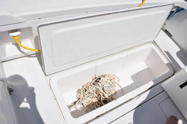 Slide: The Image of starboard underdeck box with stern anchor - 48