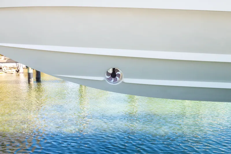Slide: The Image of 2015 Intrepid 400 Center Console boat docked in clear water. - 116