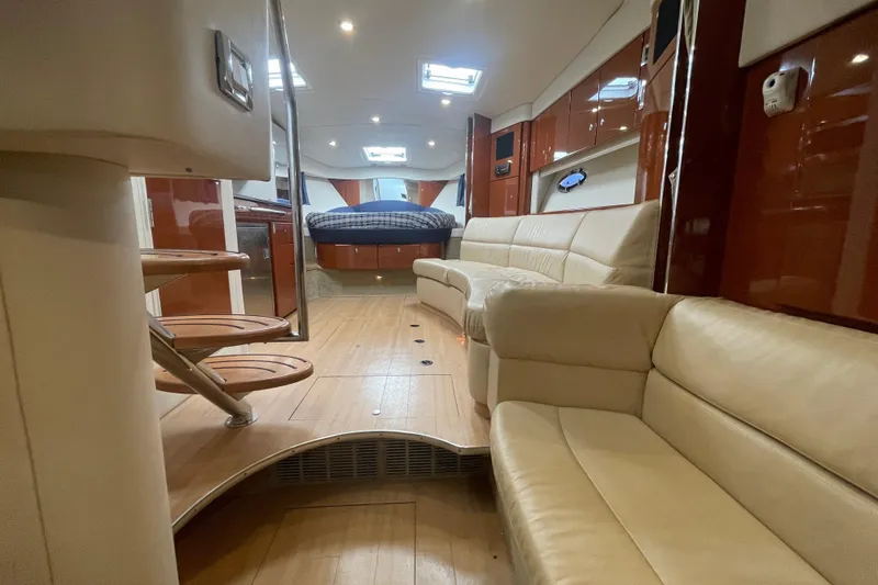 Slide: The Image of Luxurious interior of 2011 Formula 34 Performance Cruiser with plush seating and modern design. - 27