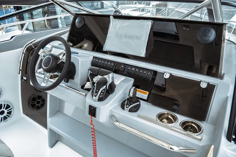 Slide: The Image of 2025 Jeanneau Leader 10.5 WA Series 2 boat seats, luxurious design, and ergonomic comfort. - 19