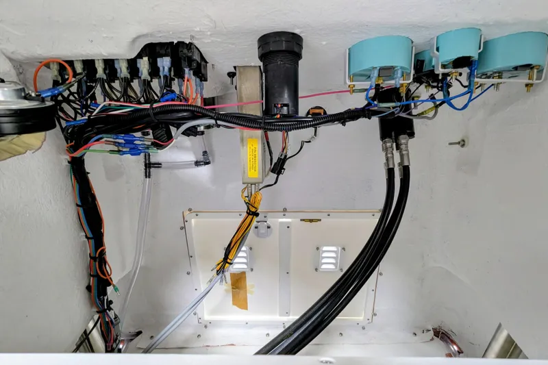 Slide: The Image of Interior wiring and components of a 2026 Frontier 2104 model. - 9