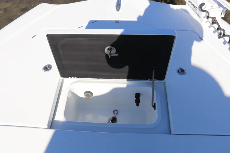 Slide: The Image of Luxury seating on 2021 Costa Custom Boats 26, featuring sleek design and comfort. - 26