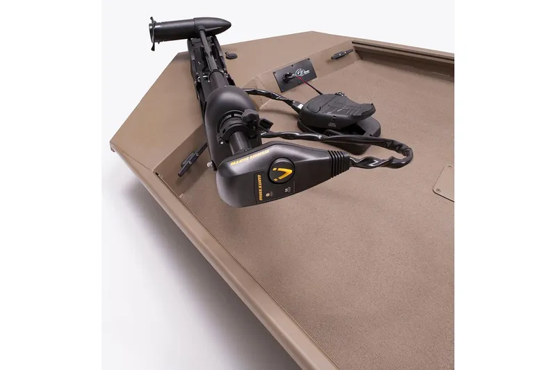 Slide: The Image of Manufacturer Provided Image: 2020 G3 Gator Tough 17 CC boat with trolling motor. - 9