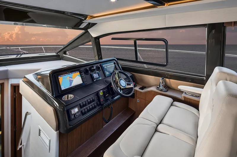 Slide: The Image of Manufacturer Provided Image: 2017 Sea Ray Sundancer 460 cruising on open water. - 8