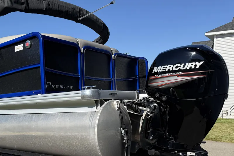 Slide: The Image of 2016 Premier 230 SunSation Echo RF pontoon boat with Mercury FourStroke engine. - 7