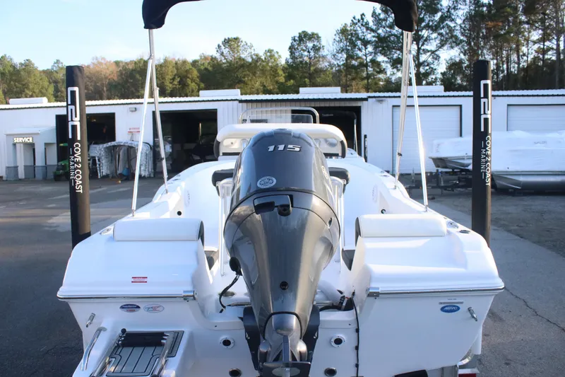 Slide: The Image of 2026 Tidewater 180 CC Adventure boat with 115 HP engine at Cove 2 Coast Marine. - 3