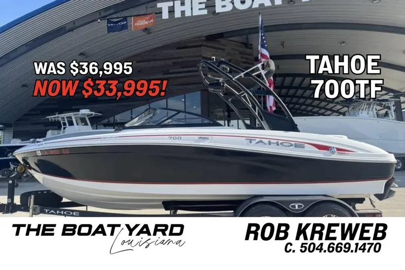The Image of 2018 Tahoe 700TF boat for sale at The Boat Yard, discounted to $33,995. - 0