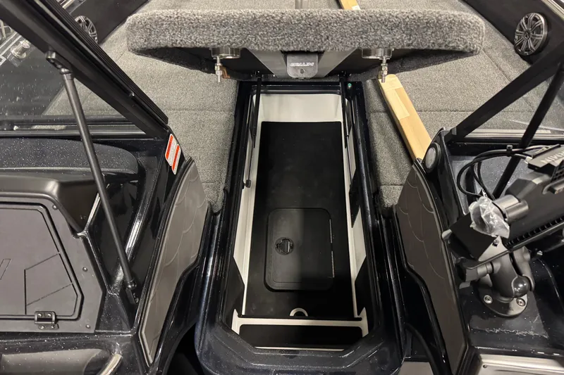 Slide: The Image of Interior view of 2026 Nitro ZV21 Pro boat storage compartment. - 11