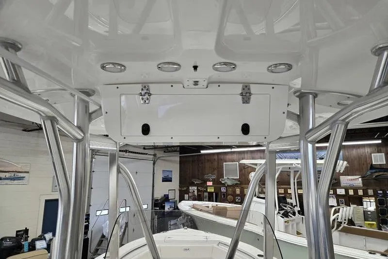 Slide: The Image of 2026 Sea Hunt Ultra 219 boat interior with sleek design and modern features. - 17