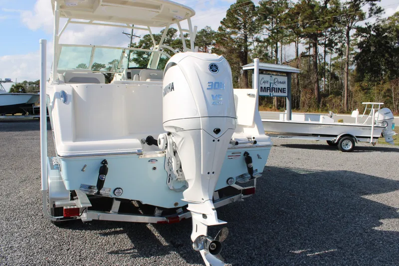 Slide: The Image of 2026 Sailfish 245 DC boat with Yamaha 300 engine at Cape Romain Marine. - 13