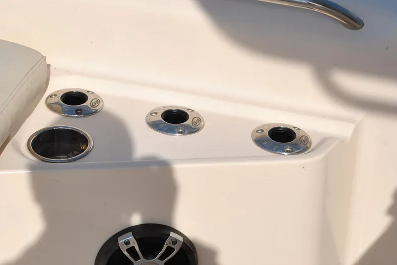 Slide: The Image of Yamaha 300 outboard motor on 2021 Grady-White 251 Coastal Explorer boat. - 48